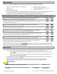 Firm Registration Renewal - Oregon, Page 2