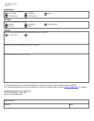 Form SFN62406 Application for Trade Show Participation - North Dakota, Page 2