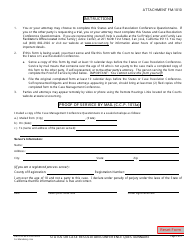 Attachment FM-1010 Status or Case Resolution Conference Questionnaire - Santa Clara County, California, Page 2