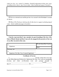 Form Supreme-6 Miscellaneous Petition for Admission Pro Hac Vice - Rhode Island, Page 3