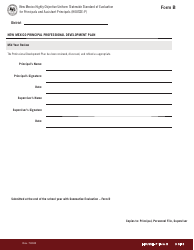 Form B New Mexico Highly Objective Uniform Statewide Standard of Evaluation for Principals and Assistant Principals (Housse-P) - New Mexico, Page 3