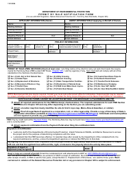 Document preview: Permit by Rule Notification Form - Maine