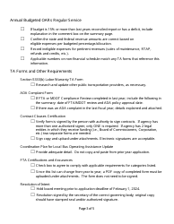 Regular Service Application Checklist - Michigan, Page 3