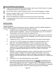 New Freedom Application Checklist - Michigan, Page 2