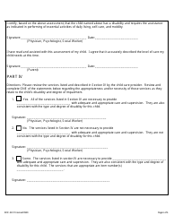 Form DOC341.10 Special Needs Rate Request Form - Child Care Scholarship Program - Maryland, Page 6