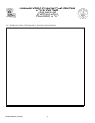 Form DPSSP0097 Corporate Certification Renewal Application - Louisiana, Page 12