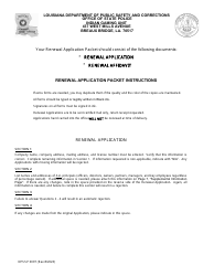 Form DPSSP0097 Corporate Certification Renewal Application - Louisiana, Page 3