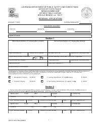 Form DPSSP0097 Corporate Certification Renewal Application - Louisiana, Page 5