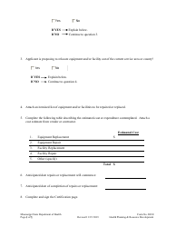 Form 808 E Application for an Emergency Certificate of Need - Mississippi, Page 4