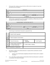 Form 824 E Application for Con Cost Overrun Con Amendment and/or Additional Capital Expenditure - Mississippi, Page 3