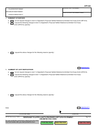 Form APP-020 Response to Appellant&#039;s Proposed Settled Statement - California, Page 3