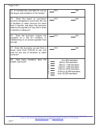 Application for Registration - Health Clubs - Nevada, Page 10