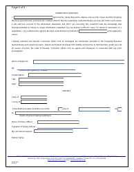 Application for Registration - Health Clubs - Nevada, Page 11