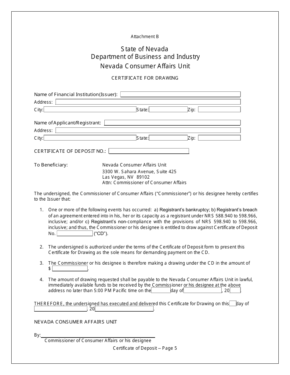 Application for Registration - Health Clubs - Nevada, Page 17