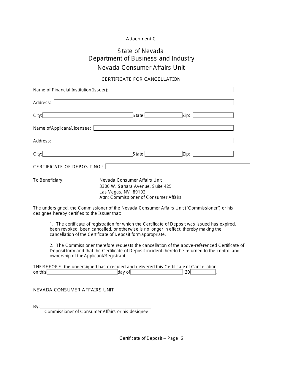 Application for Registration - Health Clubs - Nevada, Page 18