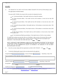 Application for Registration - Health Clubs - Nevada, Page 3