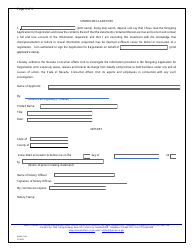 Application for Registration - Health Clubs - Nevada, Page 5