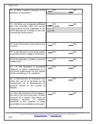 Application for Registration - Health Clubs - Nevada, Page 9