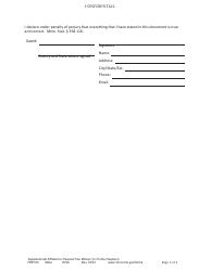 Form FEE103 Supplemental Affidavit to Request Fee Waiver (In Forma Pauperis) - Minnesota, Page 3