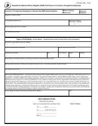 Form ITD3261 Request for National Driver Register (Ndr) File Check on Current or Prospective Employee - Idaho
