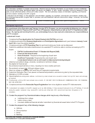 DCYF Form 15-369 Education and Training Voucher (Etv) Program Renewal Application - Washington, Page 2