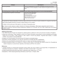 Form 1325 Synagis Prior Authorization Request (Cshcn) - Texas, Page 4