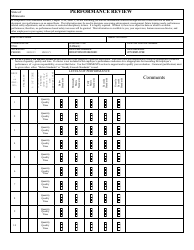 Form PE-00072-03 Performance Review - Minnesota