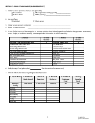 Grease Trap/Interceptor Discharge Permit Application - Food Service Establishments - City of Fort Worth, Texas, Page 3