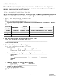 Grease Trap/Interceptor Discharge Permit Application - Food Service Establishments - City of Fort Worth, Texas, Page 4