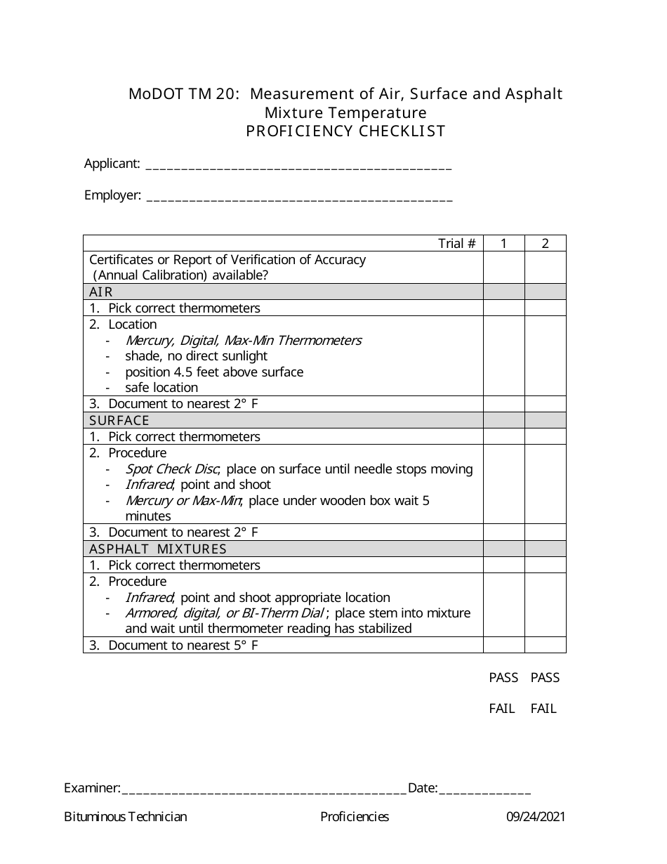 Bituminous Technician Proficiency Pack - Missouri, Page 2