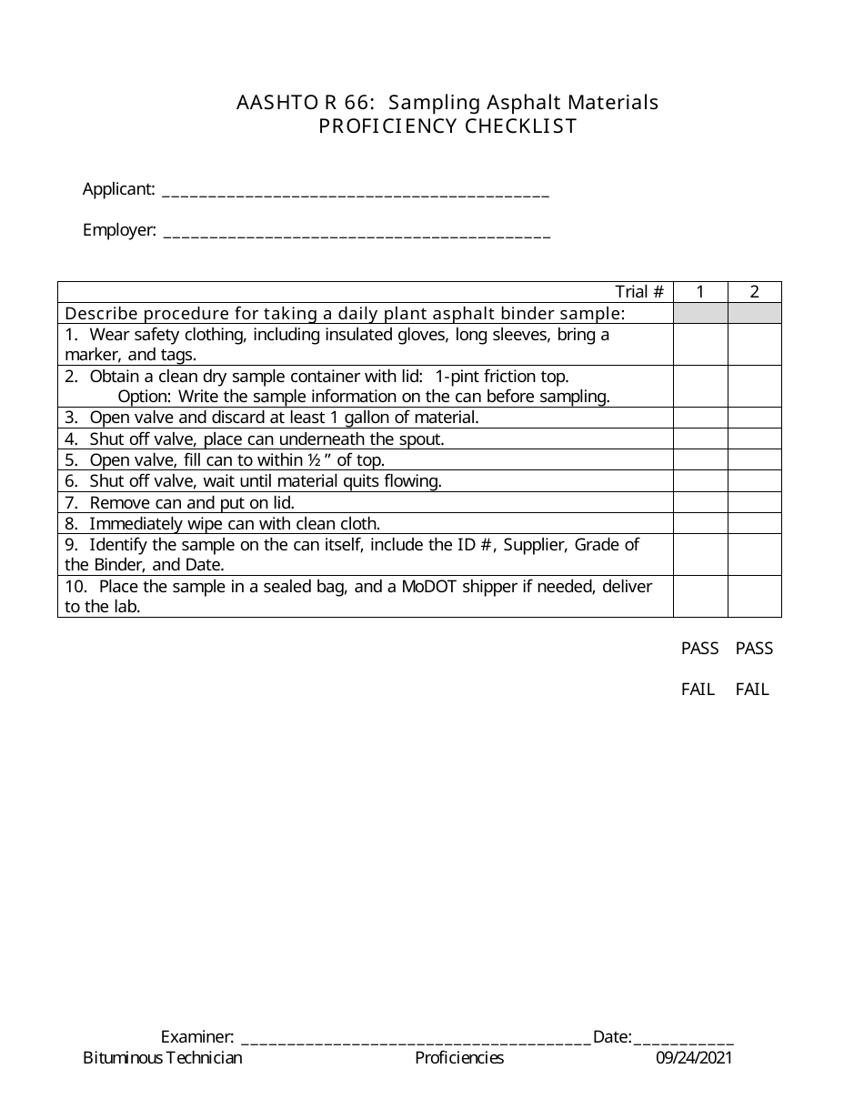 Bituminous Technician Proficiency Pack - Missouri, Page 3