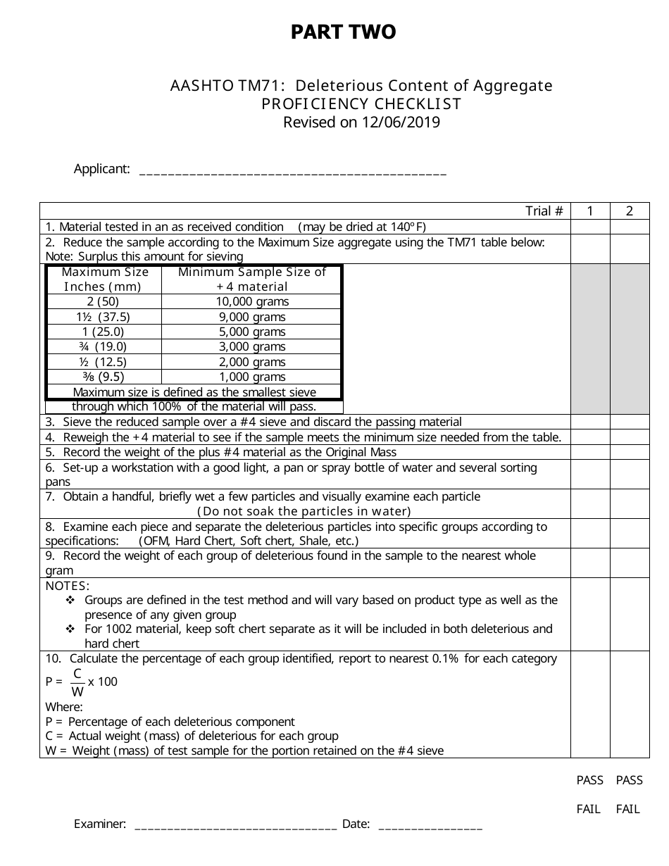 Part 2 Aggregate Technician Proficiency Pack - Missouri, Page 2