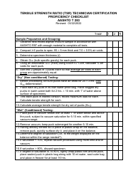 Tensile Strength Ratio Certification Proficiency Examination - Missouri, Page 2