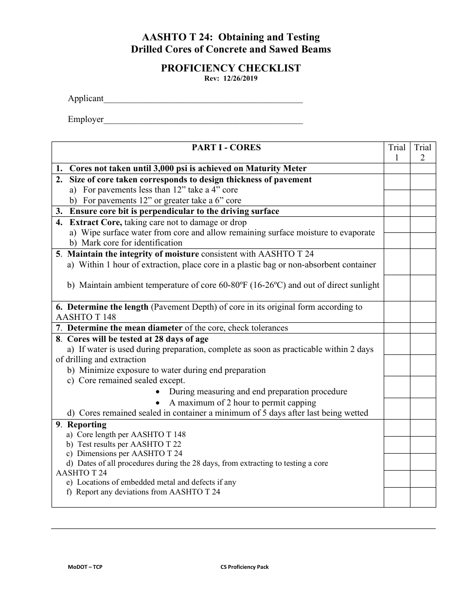Concrete Strength Proficiency Pack - Missouri, Page 2