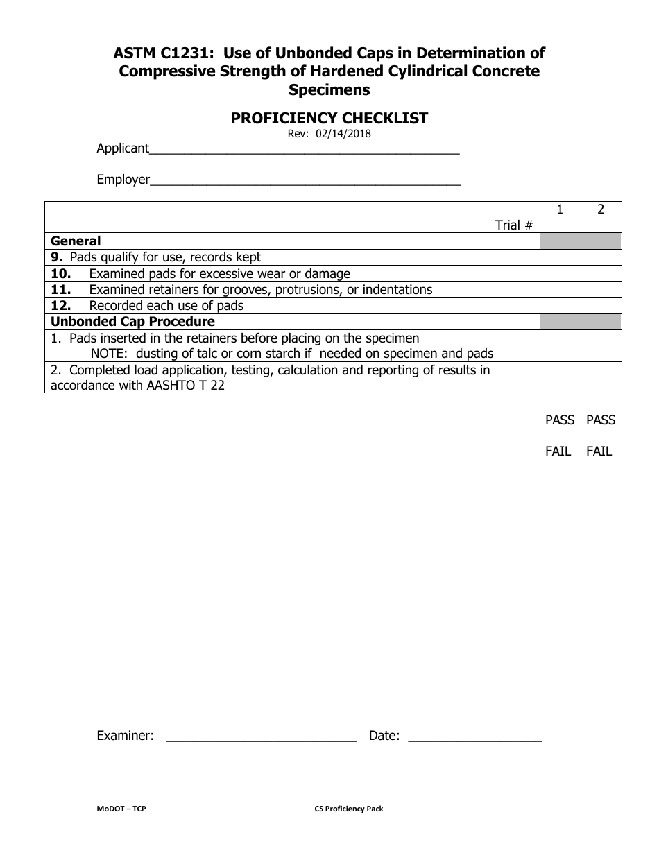 Concrete Strength Proficiency Pack - Missouri, Page 6