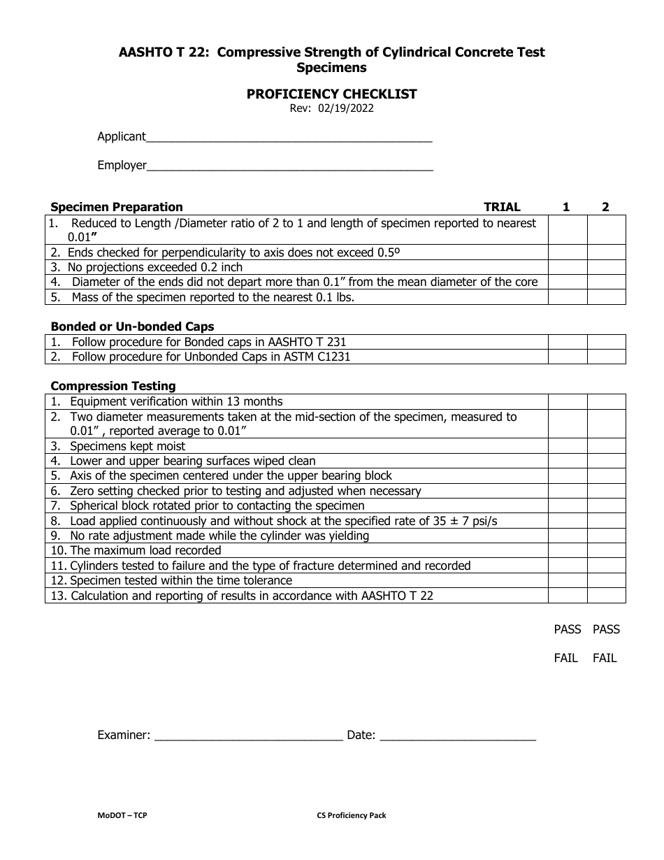 Concrete Strength Proficiency Pack - Missouri, Page 7