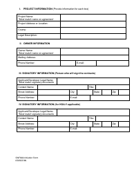 Stormwater Facility Maintenance Agreement Initiation Form - City of Fort Worth, Texas, Page 2