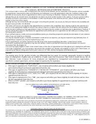 Form DCS-S-60 Availability for Employment in a Position in New York State Government - Eligible List Canvass Letter - New York, Page 2