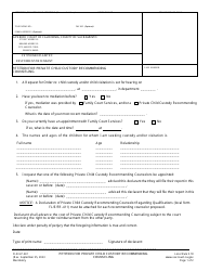 Document preview: Form FL/E/FR-601 Petition for Private Child Custody Recommending Counseling - County of Sacramento, California