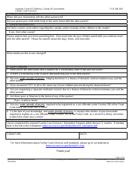 Form FL/E-ME-802 Parenting Plan Questionnaire - County of Sacramento, California, Page 2