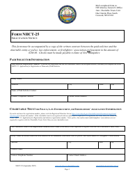 Document preview: Form NHCT-25 Solicitation Notice - New Hampshire