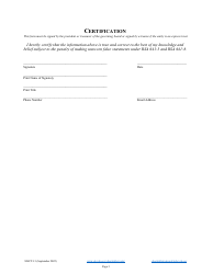 Form NHCT-13 Application to Suspend Annual Report Filing - New Hampshire, Page 3