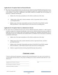 Form NHCT-32 Community Benefits Plan Application for Exemption - New Hampshire, Page 2