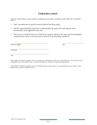 Form NHCT-50 Authorization for Electronic Filing by Agent - New Hampshire, Page 2