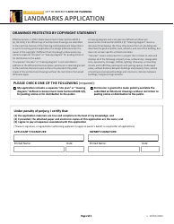 Landmarks Application - City of Berkeley, California, Page 2