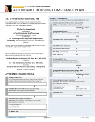Affordable Housing Compliance Plan Form - City of Berkeley, California, Page 5