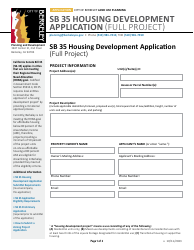 Sb 35 Housing Development Application (Full Project) - City of Berkeley, California