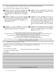 Form 7 Statement of Eligibility and Suitability - Queensland, Australia, Page 5