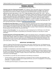 Form TLR03 Trustline to Community Care Licensing Criminal Background Clearance Transfer Request - California, Page 2