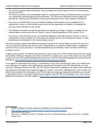 Form TLR03 Trustline to Community Care Licensing Criminal Background Clearance Transfer Request - California, Page 4